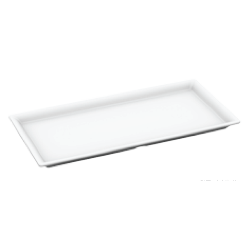 Плато правоъгълно MAYA 35x17xh2cm БЯЛО