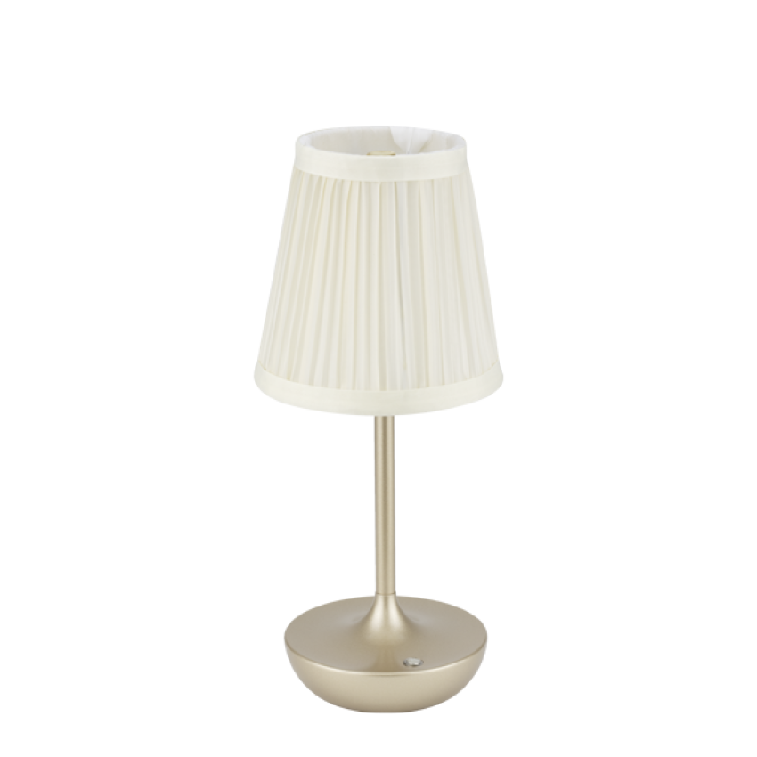 Лампа за маса - LED - златна