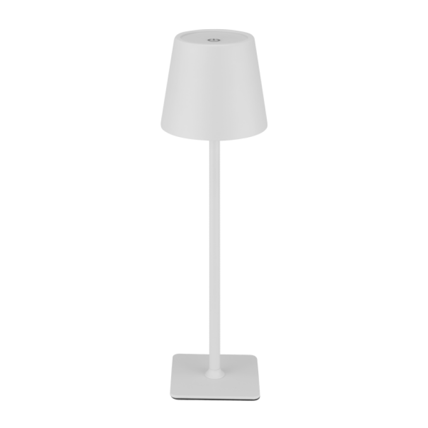 Издължена LED лампа за маса - бяла