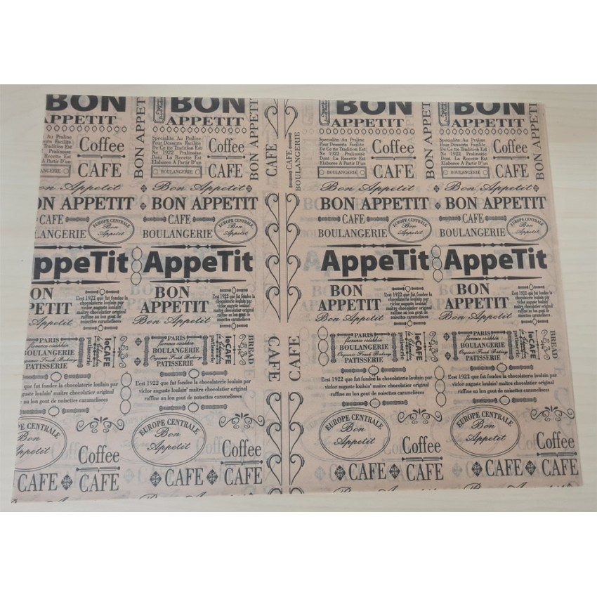 Хартия за презентация "Newspaper KRAFT" - 1000 бр. - 40см х 30см