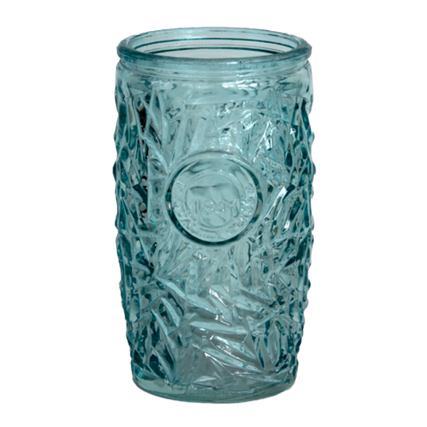 Чаша за коктейл 400ml синя - 6 броя