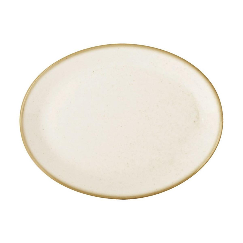 Плато 36см овално - бежово - Porland Seasons Beige - 1 брой