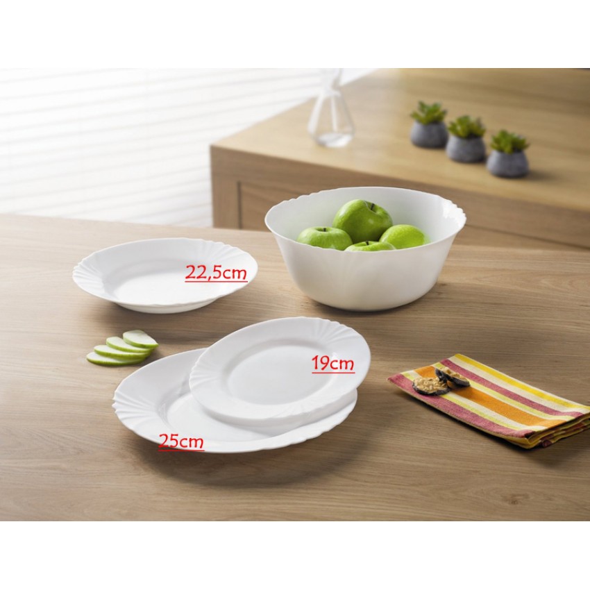 Десертна чиния 19см Luminarc Cadix - 6 броя